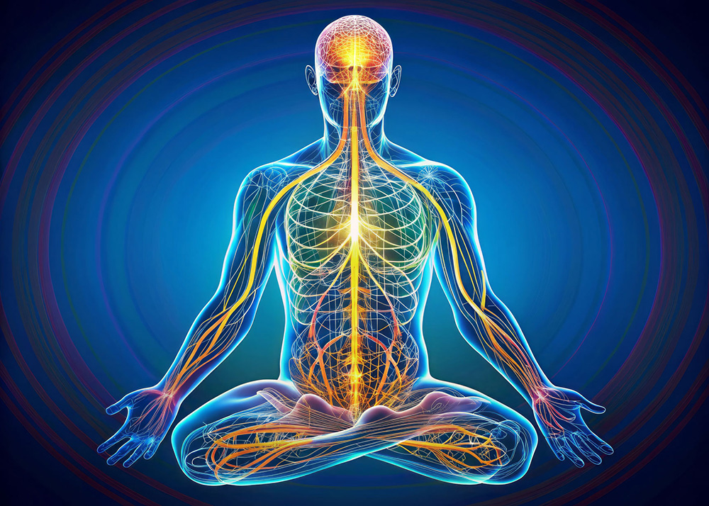 nervous-system Diagram of persons nervous system