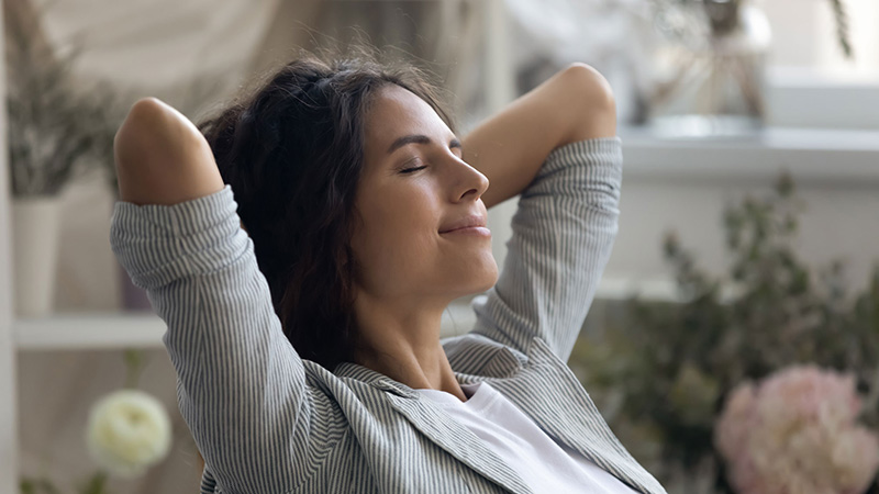 balance-woman Woman relaxing and balanced